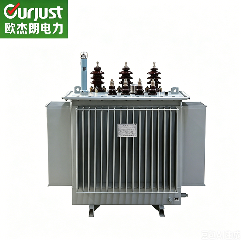 Ourjust Durable Three Phase High Frequency Oil-Immersed Isolation Transformer Low Loss Long-Life Industrial Equipment Solar