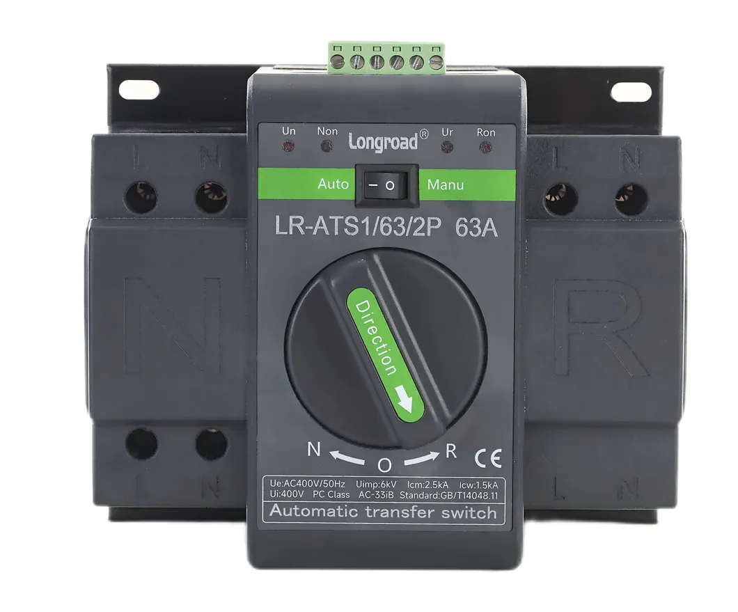 4p DIN Rail ATS PV Inverter Dual Power Automatic Transfer Switch Overview