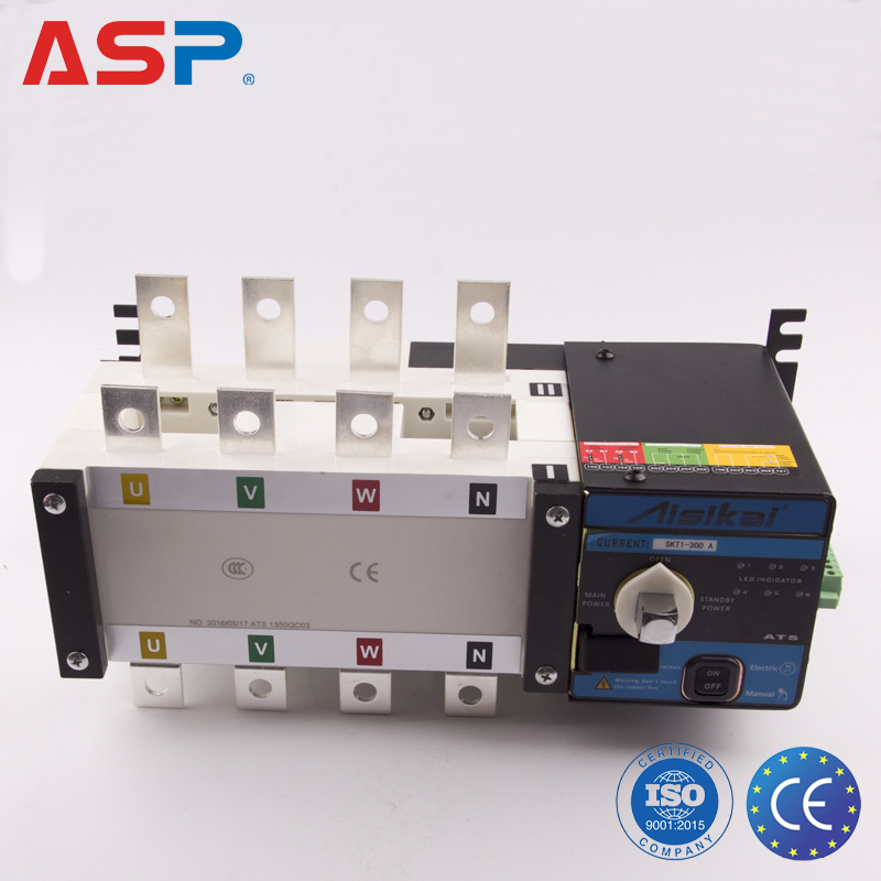 Protected Type ATS Panel for Genset Generator 125A 250A 400A 630A IP54 Automatic Transfer Switch
