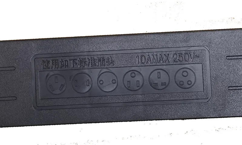 6-Way 8way 10A 12A 16A PDU Server Rack Power Distribution Unit China