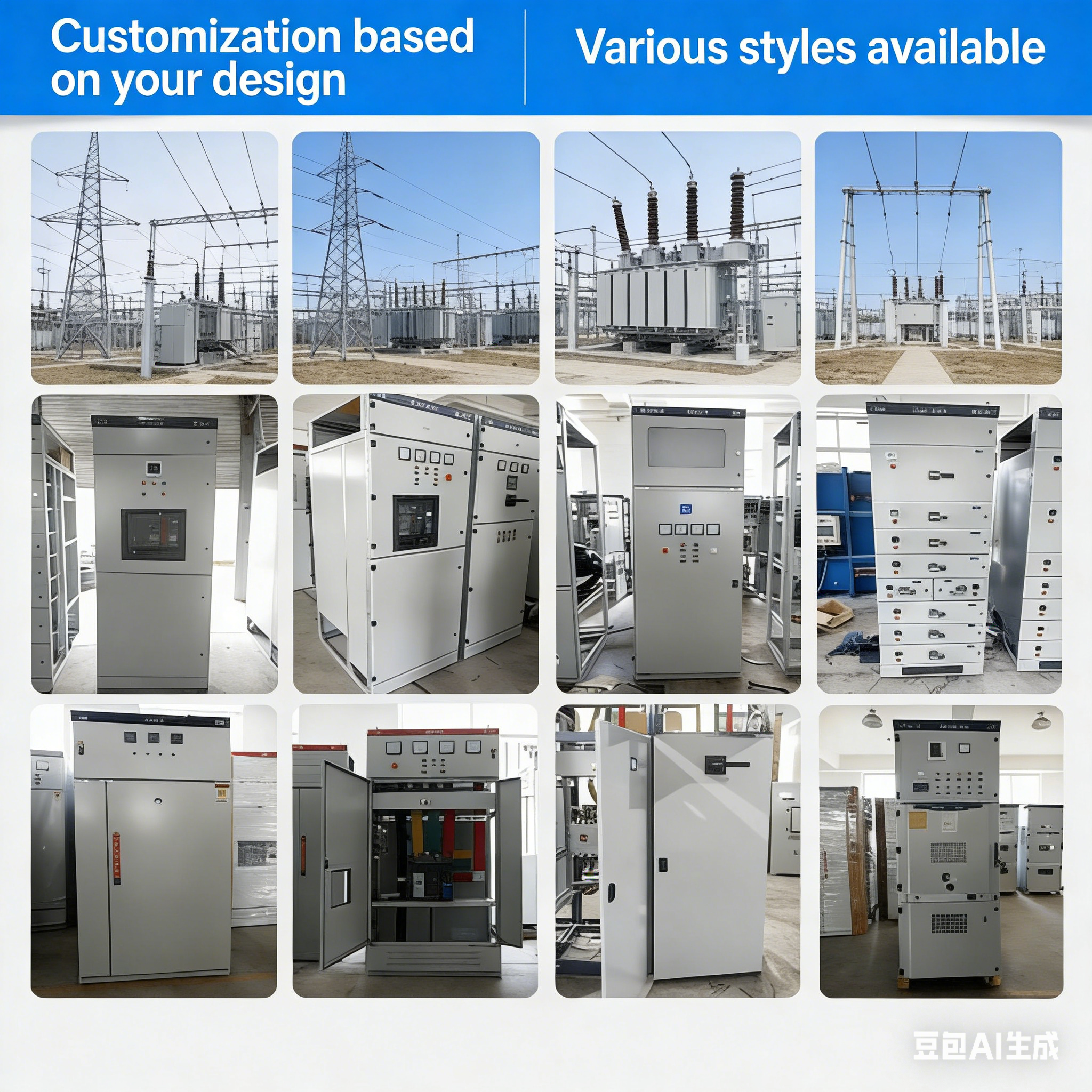 Weite Medium Voltage Switchgear Assembly for Power Grid Distribution Networks and Utility Substations