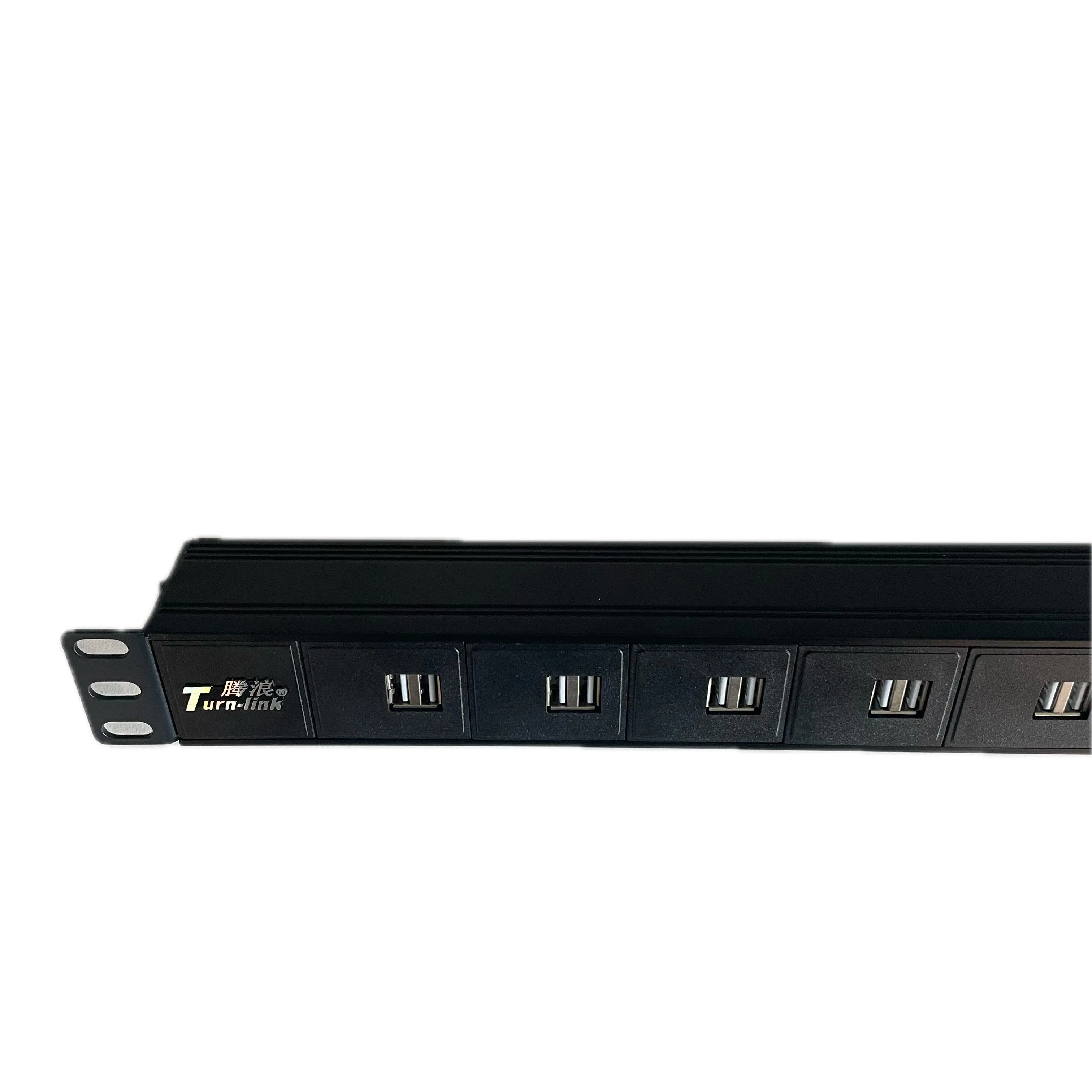 19 Inch USB Interface Power Distribution Unit Rack PDU