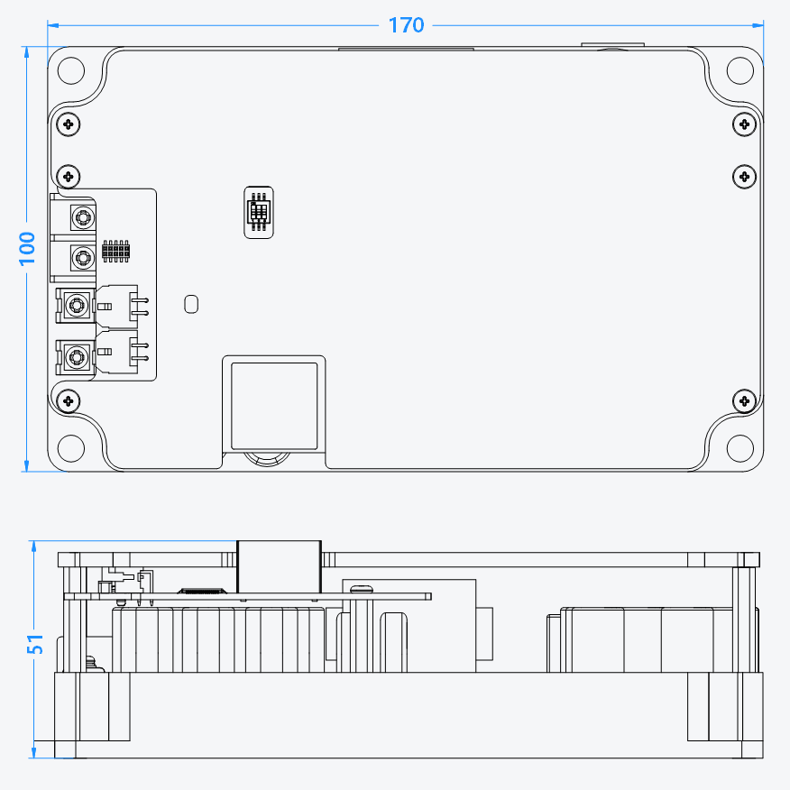 High Quality OEM 2.5KW Integrated boost DC-DC Converter Module for Special/Commercial Vehicles, Forklifts and Modified Car