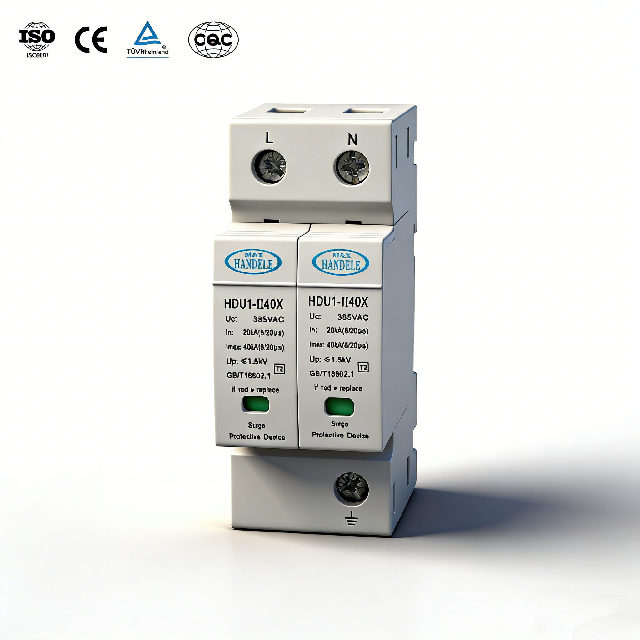 T2 Intermediate Curved spd 385V Surge Protective Device Lightning Arrester