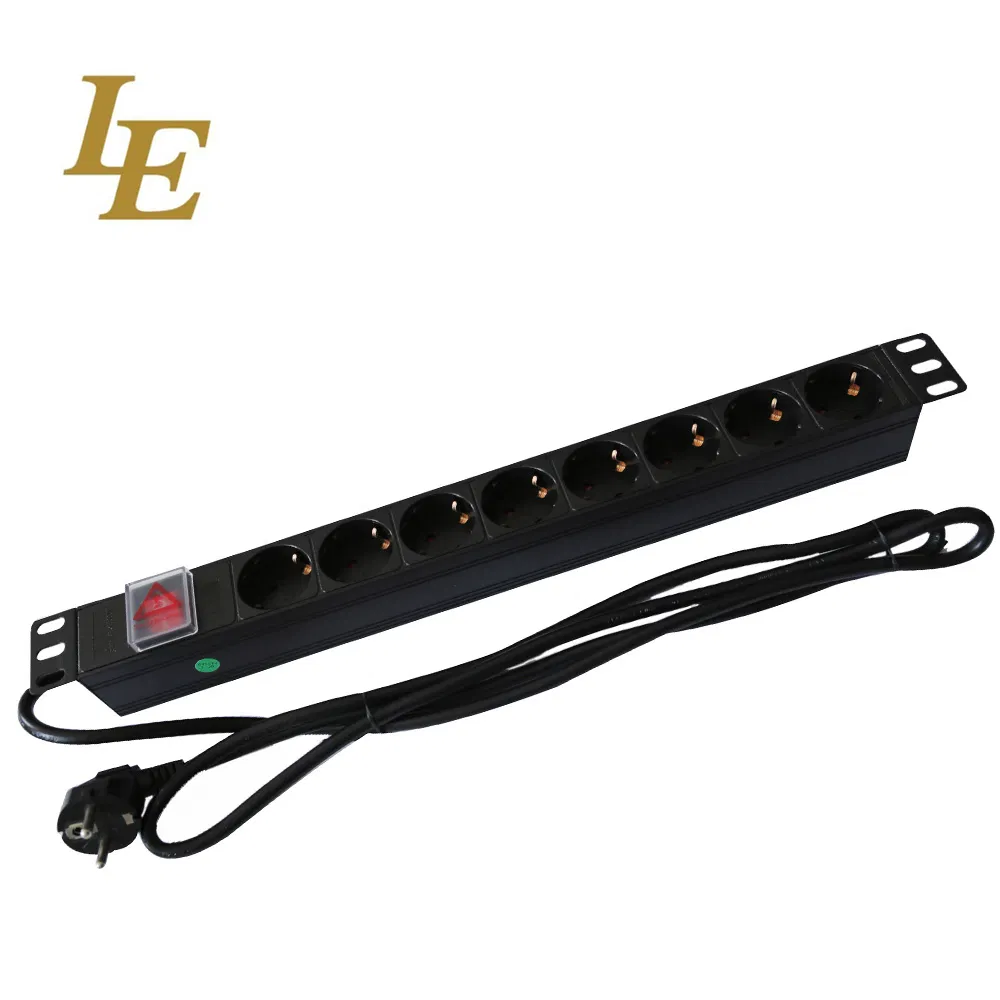 Le 19" Germany Type Rack Power Distribution Unit PDU