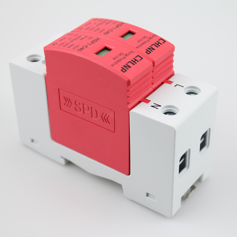 Surge Protection Device Household 4 Pole Three-Phase Power Switch 2P 40ka Surge Mode Arrester T2 Type