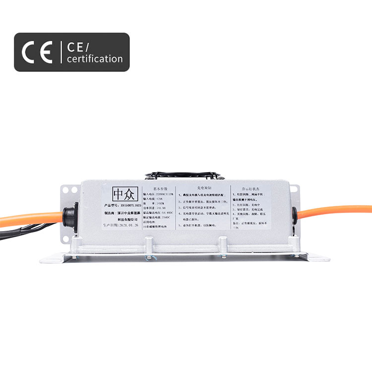 SUNNU Portable High Energy Capacity Lithium &amp; Lead Acid Battery EV Inverter Charger with 12V25A Output and 1000W-2000W Power