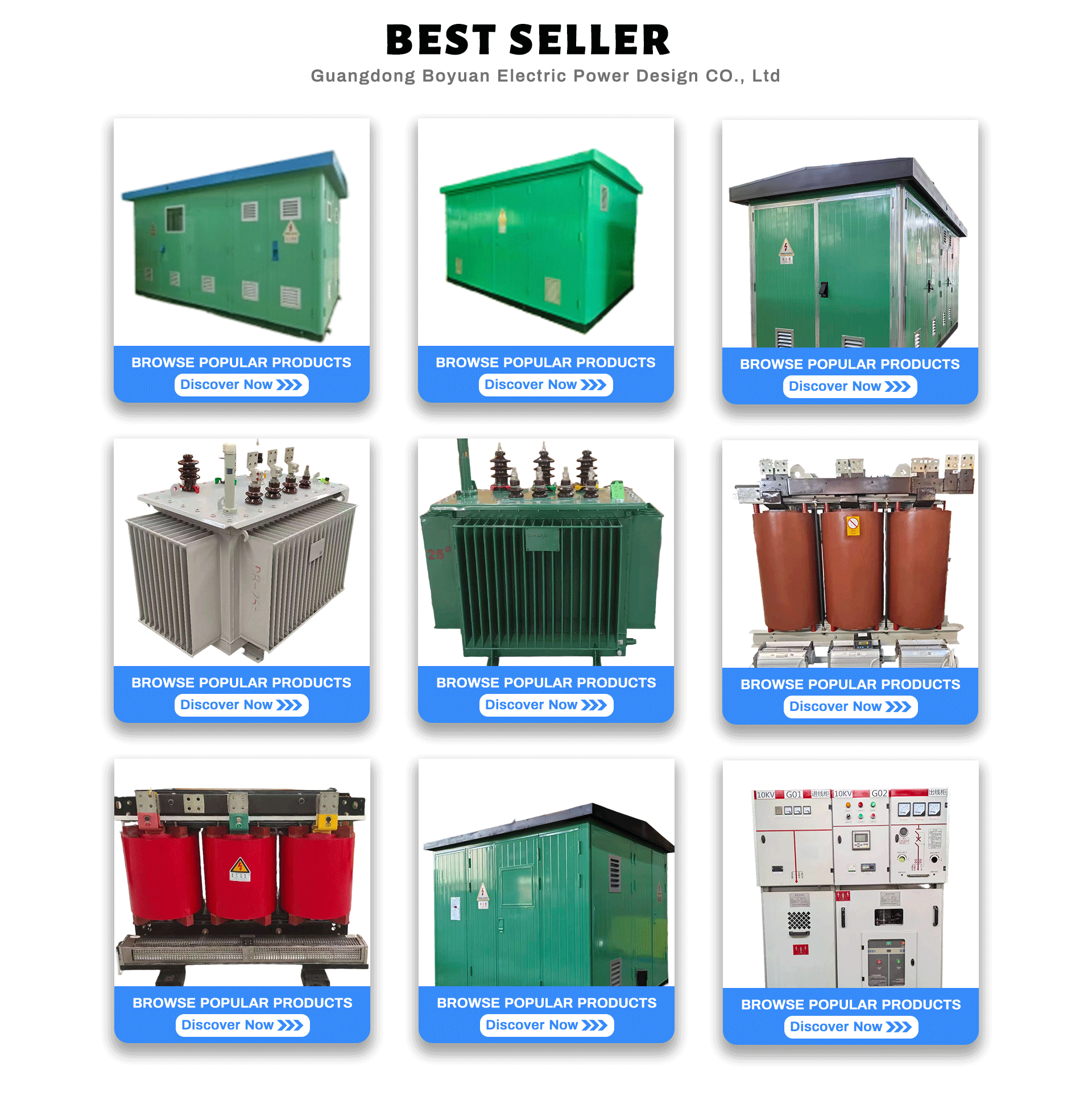 Boyuan ZBW Metal-Clad &amp; Highly Reliable 400V Isolation Transformer with IP54 Protection for Primary Distribution