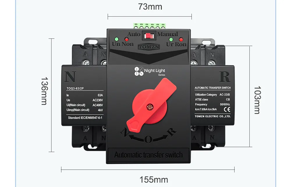 Dual Power Automatic Transfer Switch ATS - Illustration 10
