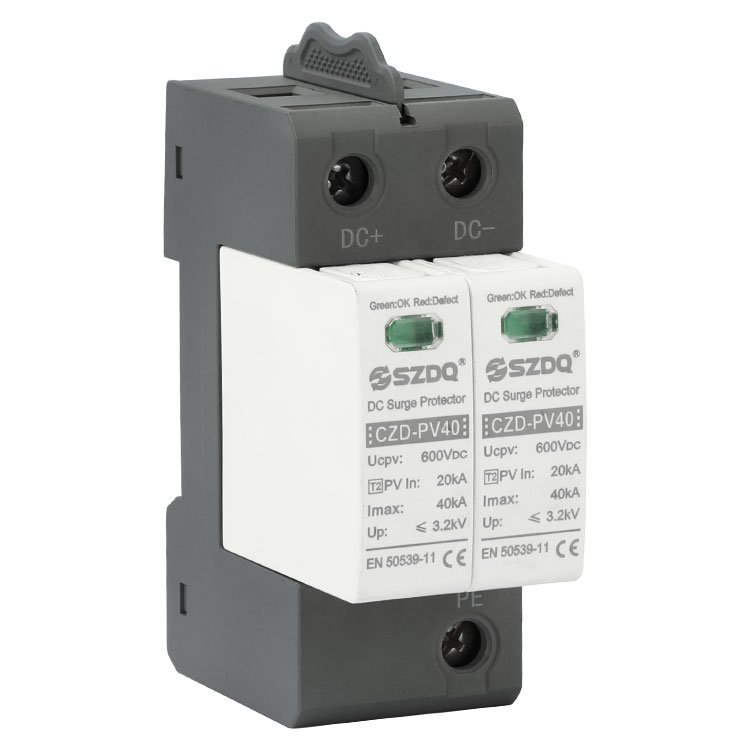 PV SPD 2P 3P 4P Surge Protective Devices 40kA 20kA-40kA T2 1000V Lightning Protection Certified