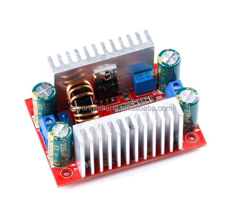 DC-DC 400W Step-up Converter Module Voltage Constant LED Boost Drive 8.5-50V To 10-60V 15A Power Supply Module