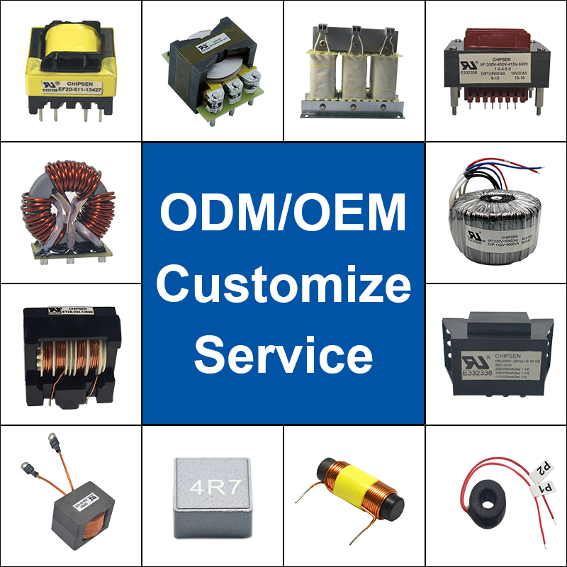 EFD25 3+4 Pin 48V to 480V/220V Ferrite Core Inverter Transformer 12V Input 10KVA Power PV Winding Step up SMPS Power Transformer