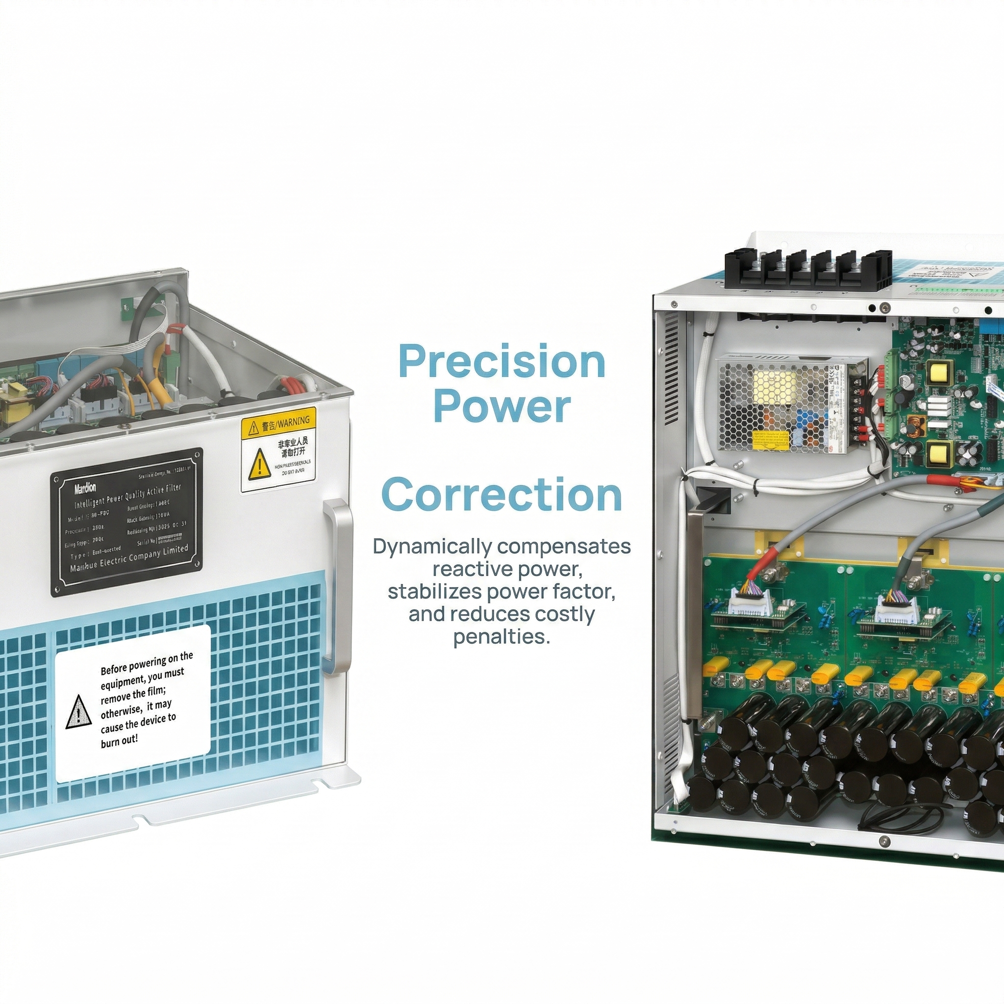 Premium Quality SVG 3 Phase Static Var Generator 15/35/50/75/100kVar For Industrial Low Voltage Grid Power Factor Correction