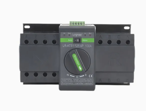 4p DIN Rail ATS PV Inverter Dual Power Automatic Transfer Switches