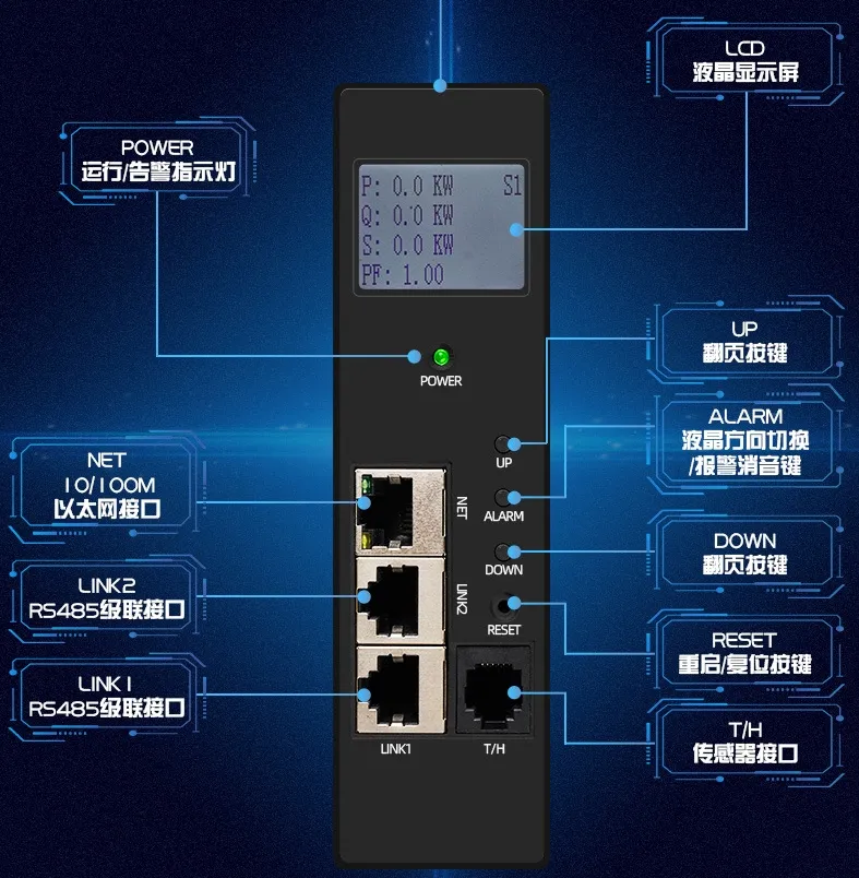 PDU Cabinet Power Strip (16A/32A) 12-Outlet Server Room Power Distribution Unit with 32A Vertical-Mount Industrial Plug