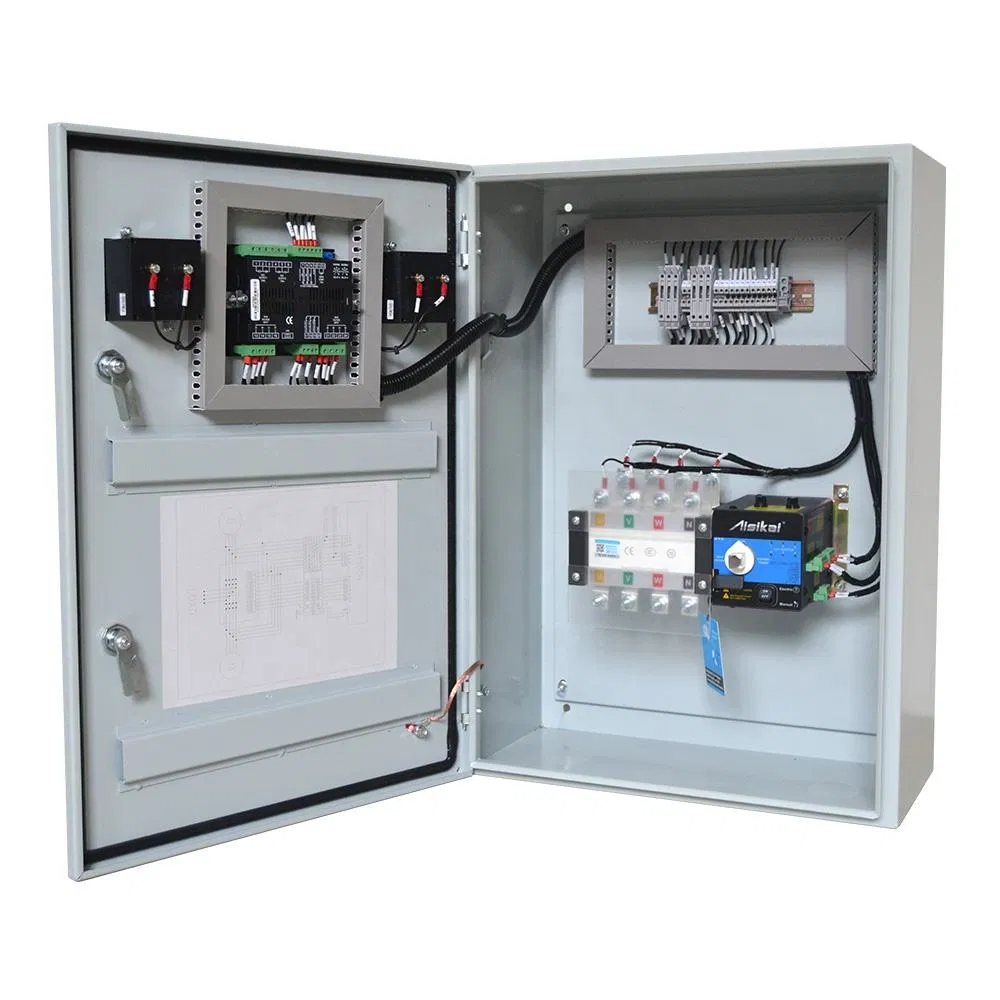 DC Dual Power ATS AMP Automatic Transfer Switch 4pole ATS Changeover 3 Phase Single Phase