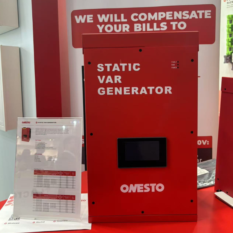 Onesto High Power Factor ASVG for Industrial Factories 400V 690V 800V 3 Phase 35kvar 50kvar 75kvar Static Var Generator SVG
