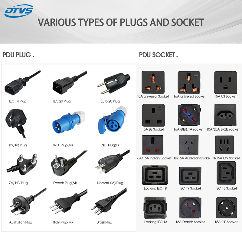 High Load 32A Double Row Power Distribution Unit Separate Control PDU