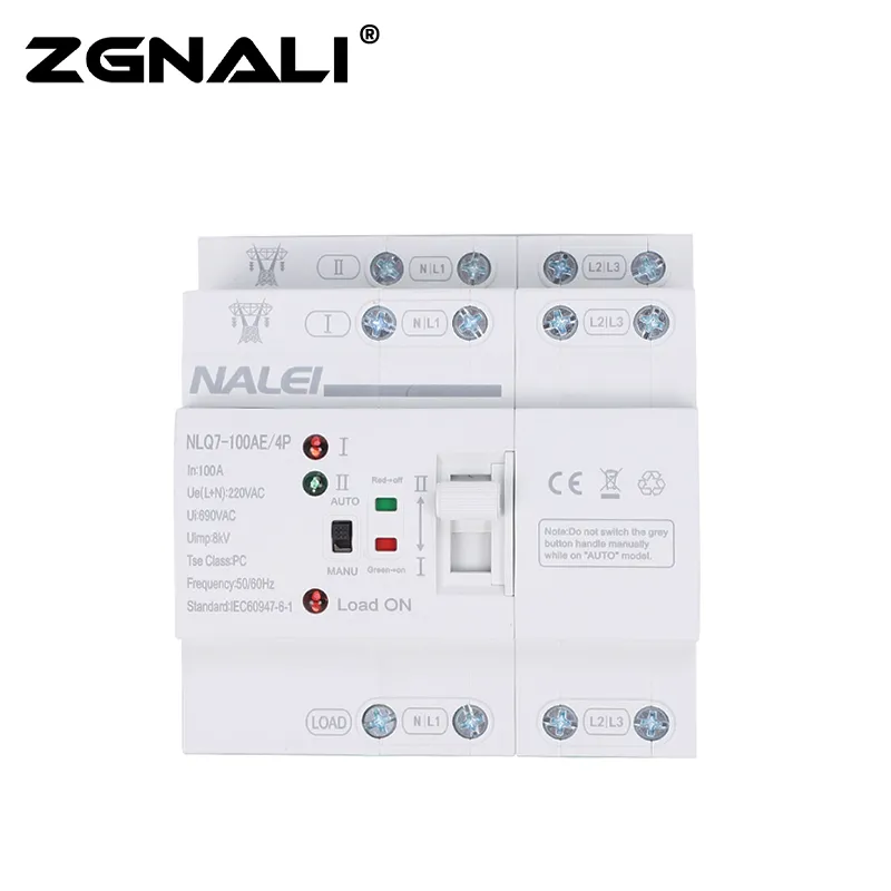 Automatic Transfer Switch 110V/220V Nlq7-80A