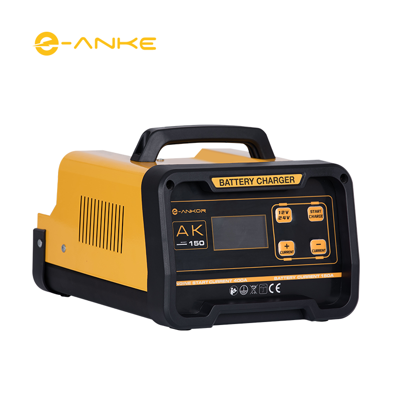 Smart Inverter 12V 24V High Power 150A Current Adjustable Automatic Car Battery Charger AK-150 with Engine Starter and DC Port