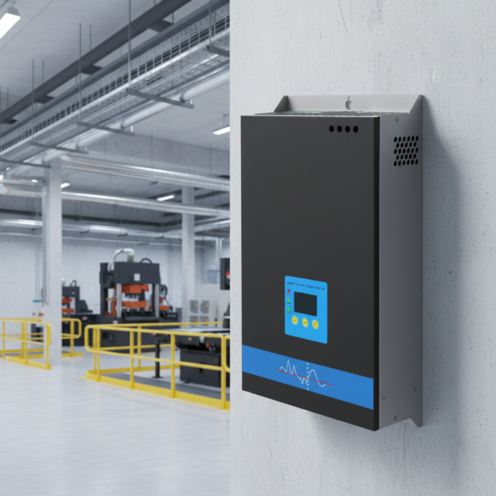 High Efficiency 5kvar 10kvar 400V Wall-Mounted 3-Phase Dynamic Power Quality SVG Static Var Generator Harmonic Management LCD
