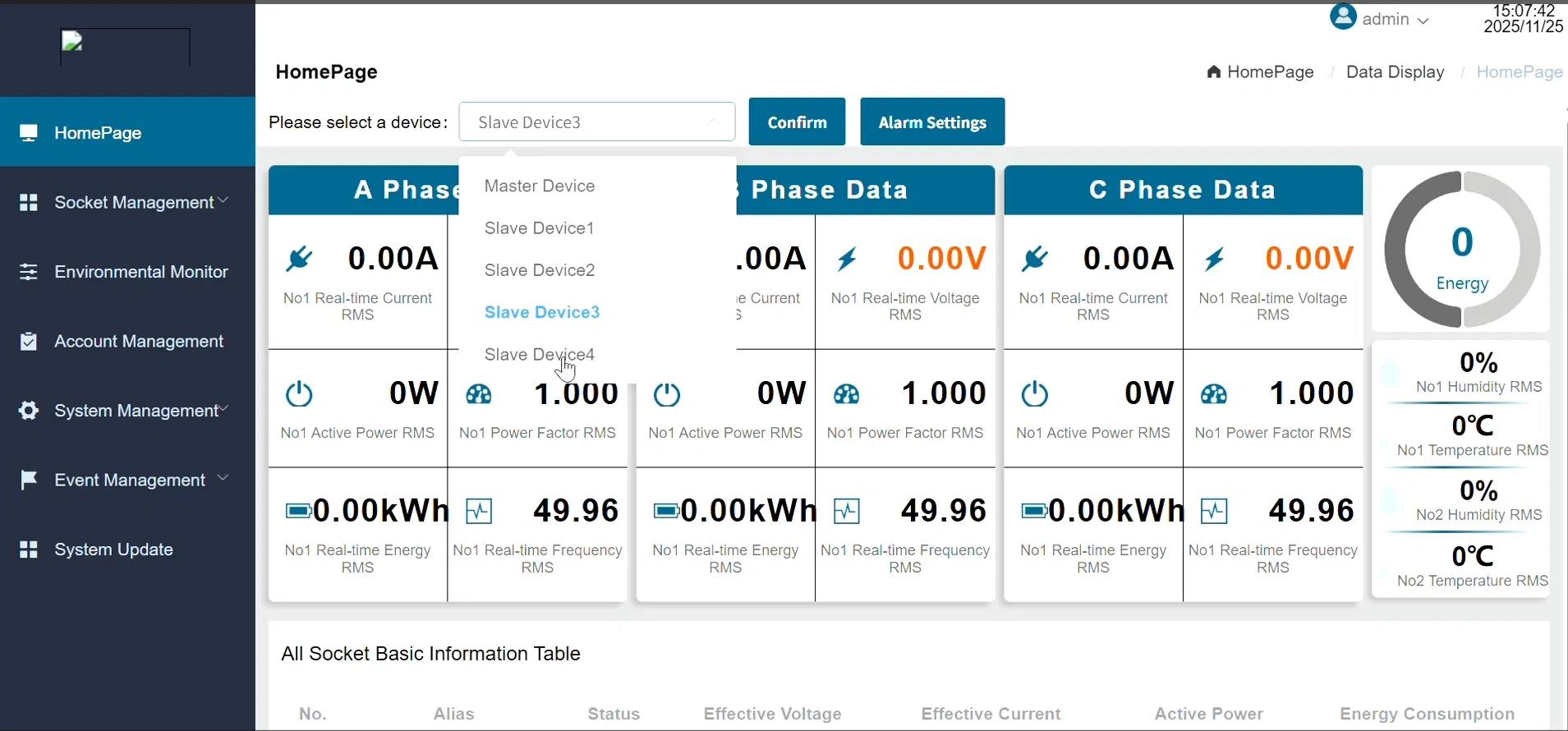 Web Interface