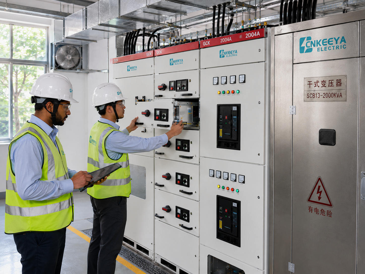 GCK Low Voltage Modular Switchgear Assembly IP54 Rated 380-415V AC 3150A for Industrial Automation