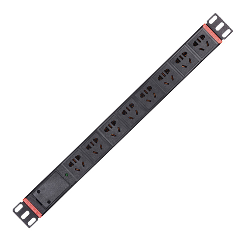 1u 19 Inch Rack Mount Cabinet Aluminum Alloy Power Distribution Unit PDU