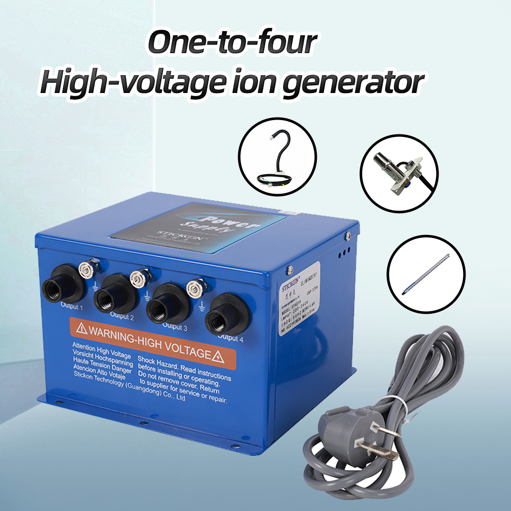 STICKON ST-401A High Voltage Ion Generator 110V/220V Input 50/60Hz Output For Industrial Electrostatic Work With Static Gun