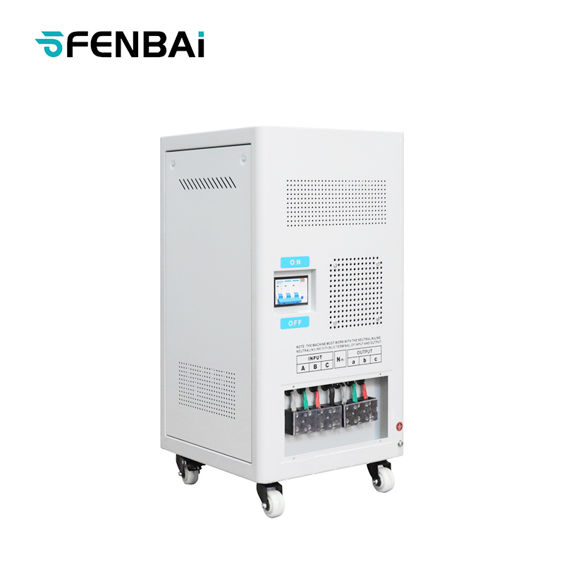 FENBAI TNS-6KVA Automatic Voltage Regulator 380V AC Voltage Stabilizer with Copper Material and Efficiency 600W