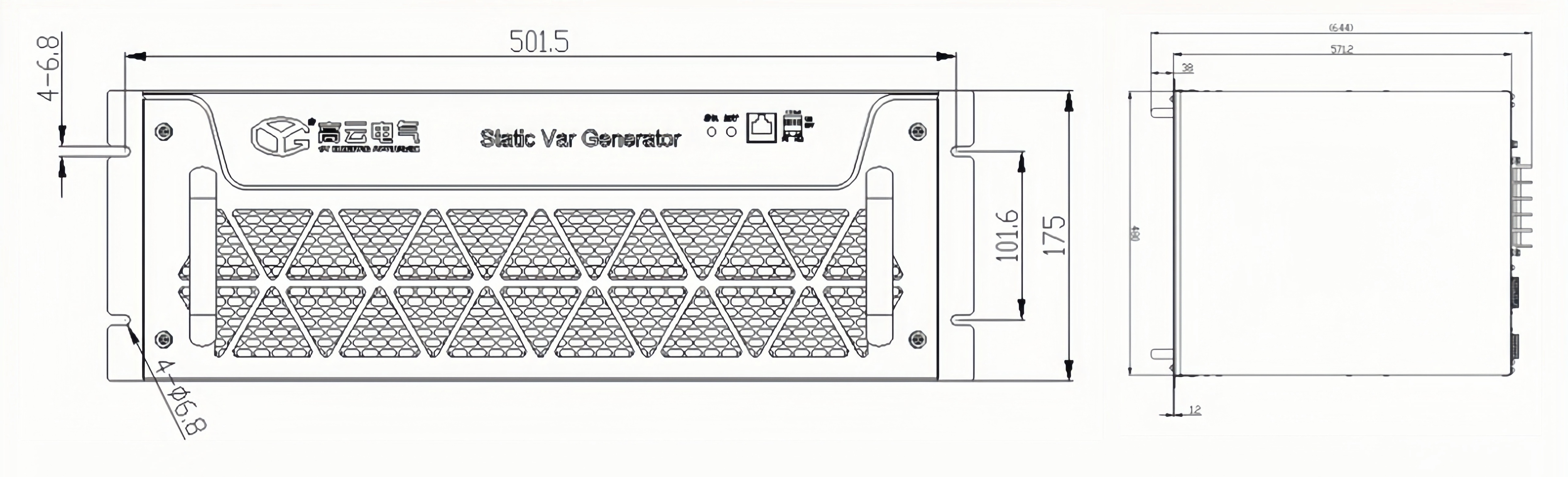 Active Harmonic Filter Installation Structure