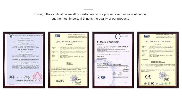 Certifications