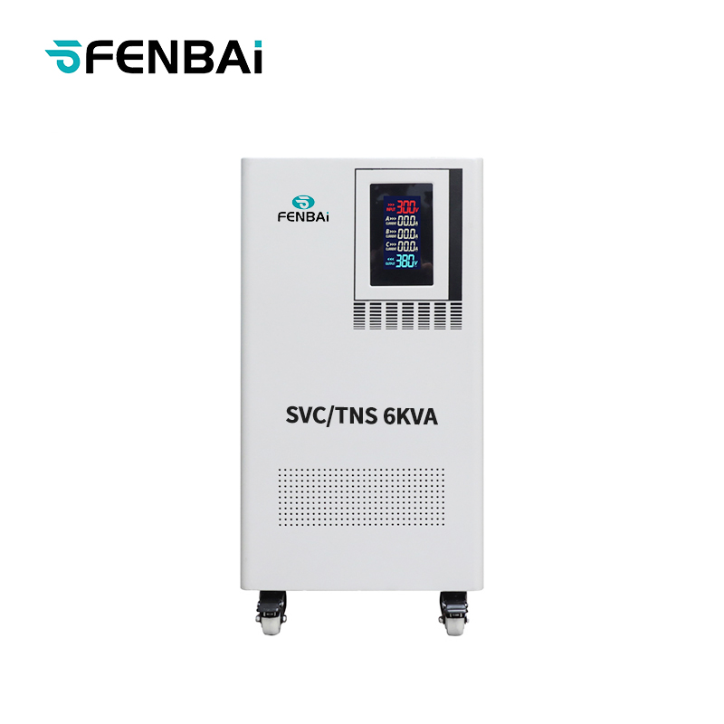 FENBAI TNS-6KVA Automatic Voltage Regulator 380V AC Voltage Stabilizer with Copper Material and Efficiency 600W