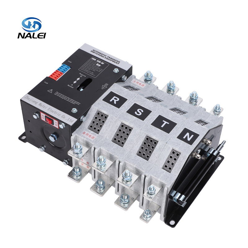 4p 400A 50/60Hz AC380V Control Voltage 220V 30ms Fast Switching Uninterruptible Dual Power Automatic Transfer Switch ATS
