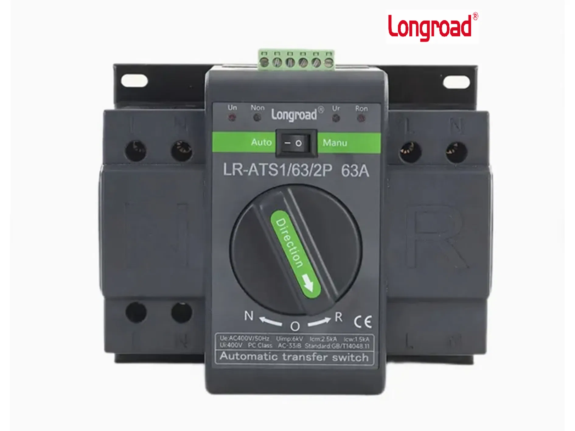 4p DIN Rail ATS PV Inverter Dual Power Automatic Transfer Switches