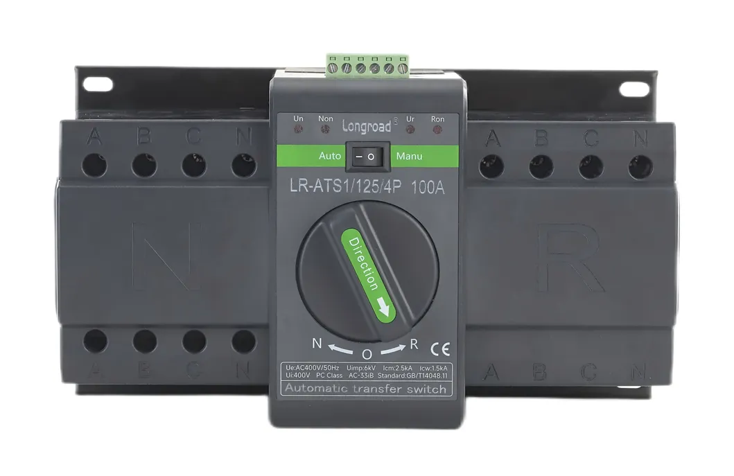4p DIN Rail ATS Detail View