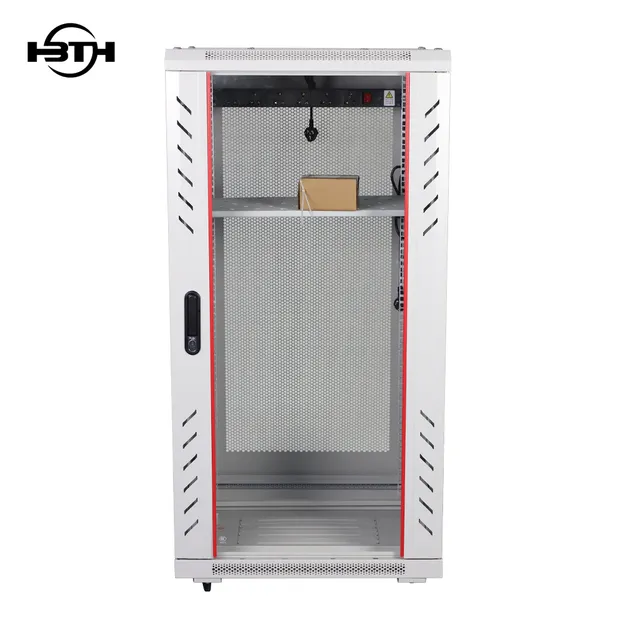 Welded Structure Floor Standing Network Metal Cabinet