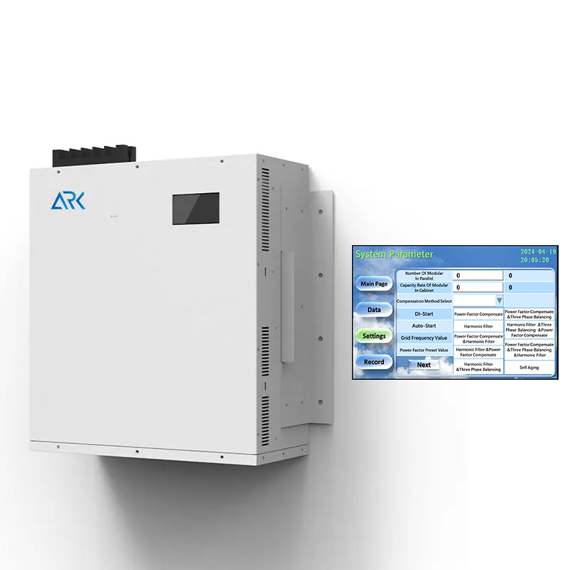 Static Var Generator 400V 50Hz 100kvar 3p4w Wall-Mounted Type SVG
