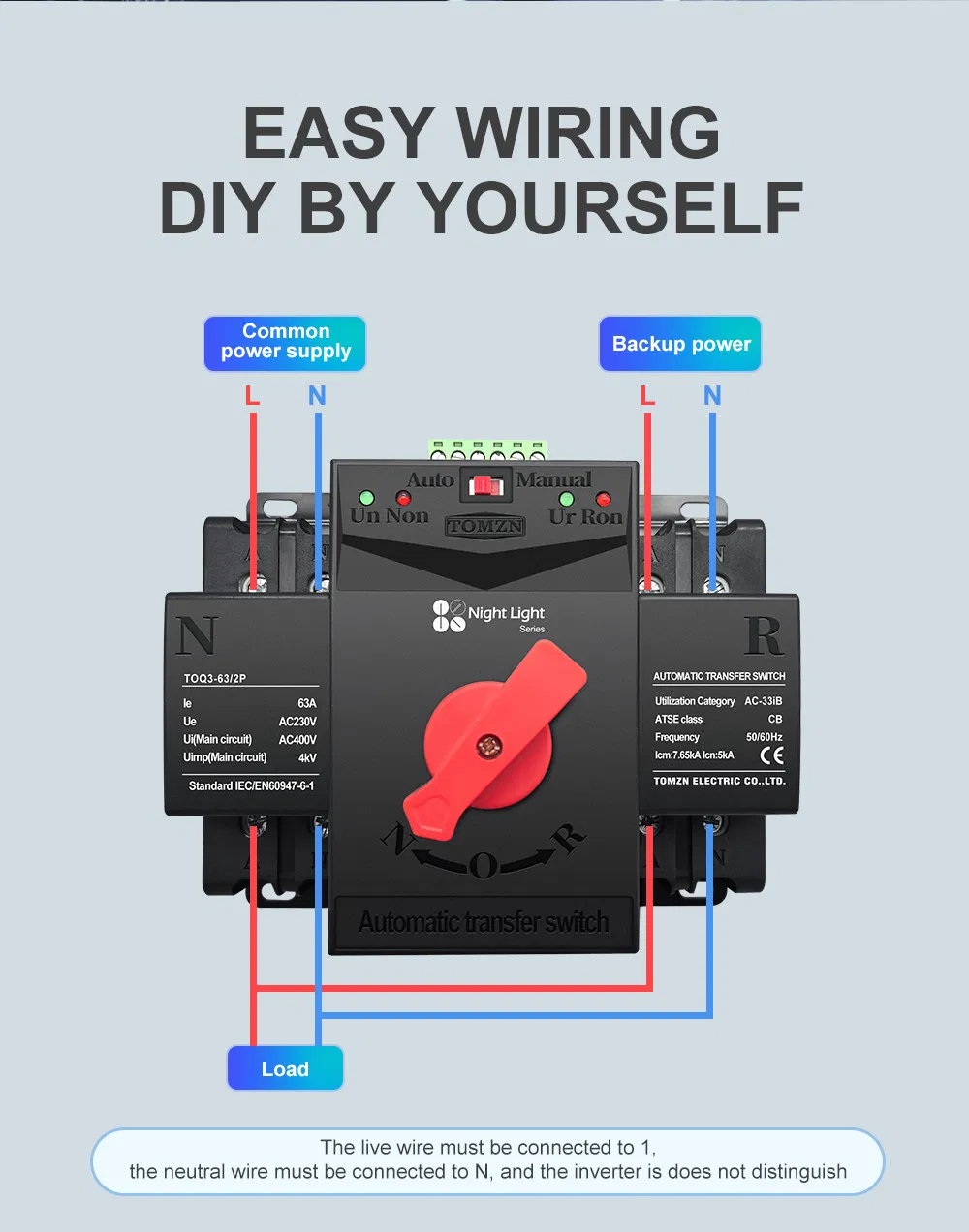 Dual Power Automatic Transfer Switch ATS - Illustration 7