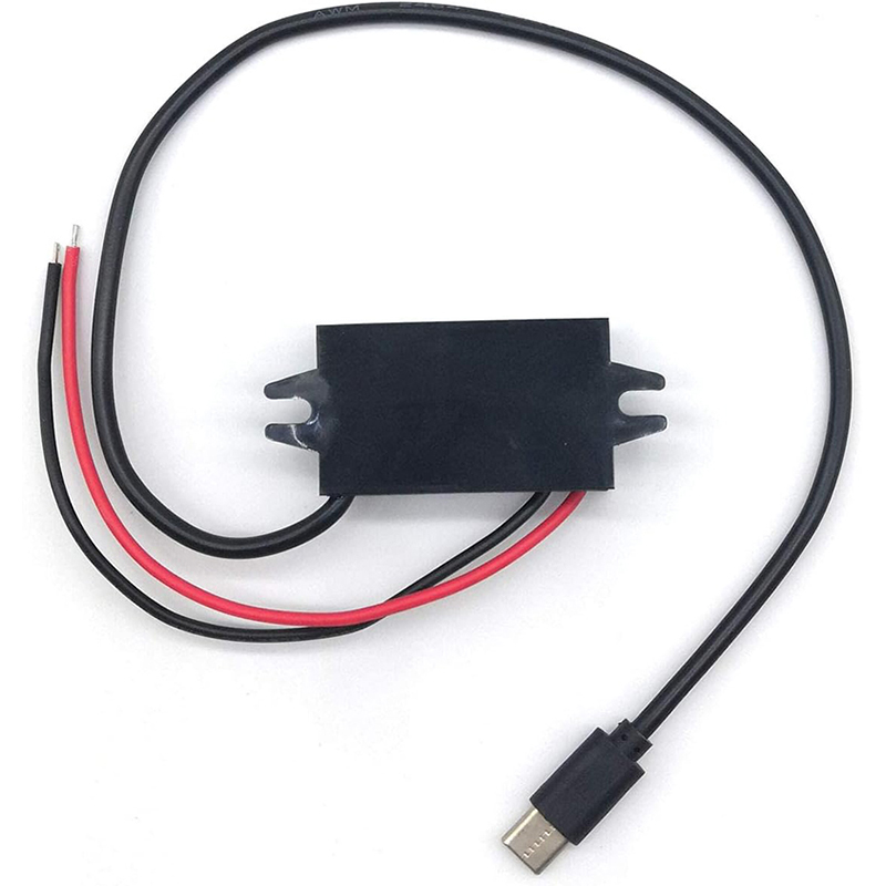 Waterproof DC-DC Bulk Converter 12V 24V to 5V 3A 15W QC 3.0 USB Type C Output Adapter Step Down Module Power Supply Charger