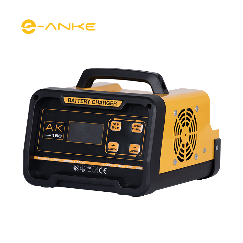 Smart Inverter 12V 24V High Power 150A Current Adjustable Automatic Car Battery Charger AK-150 with Engine Starter and DC Port