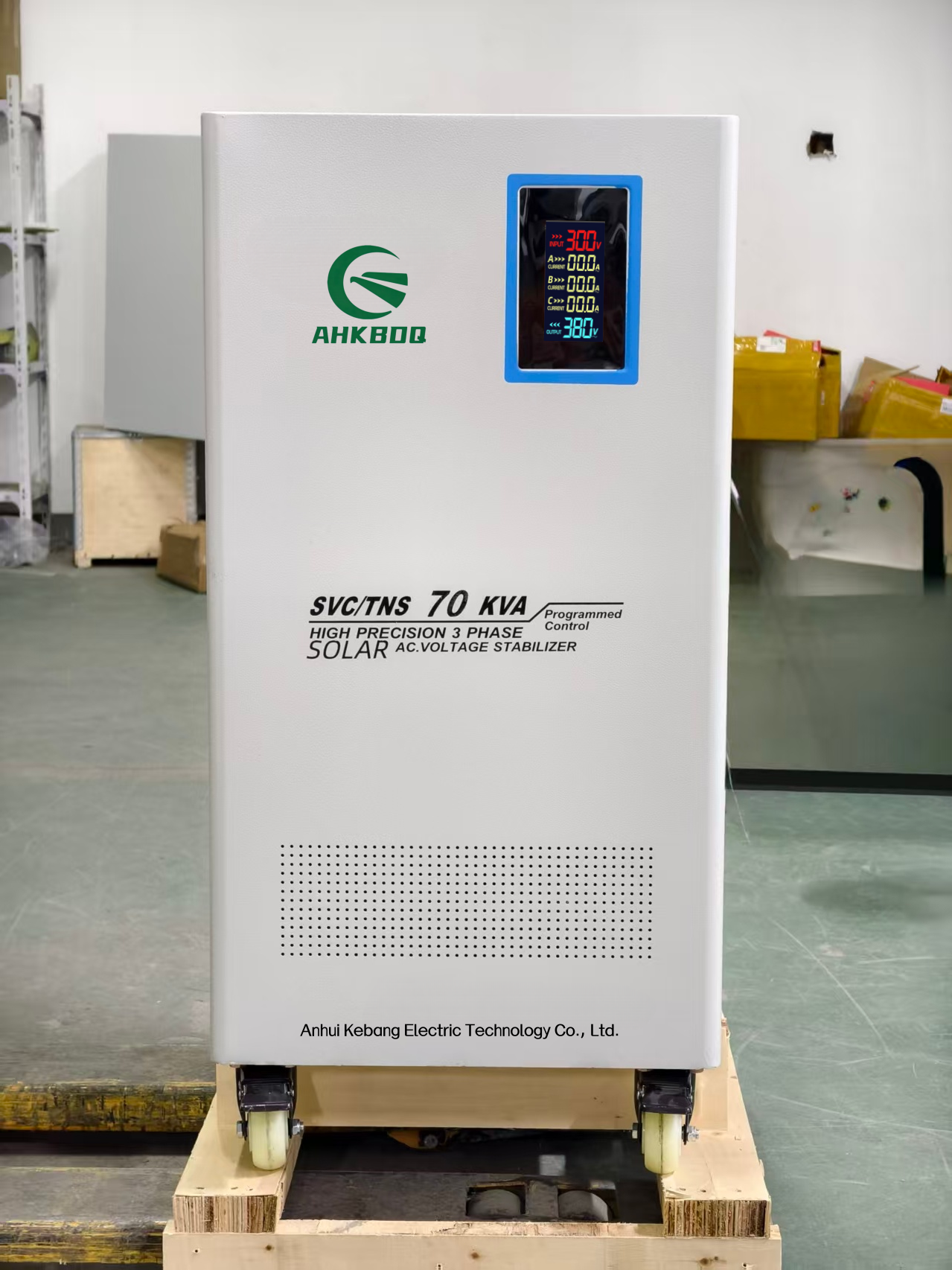 AHKB Three-Phase Tns 10kva 15kva 20kva 30kva 40kva 50kva 60kva Three Phase Voltage Regulator 220v 380V Servo Stabilizer