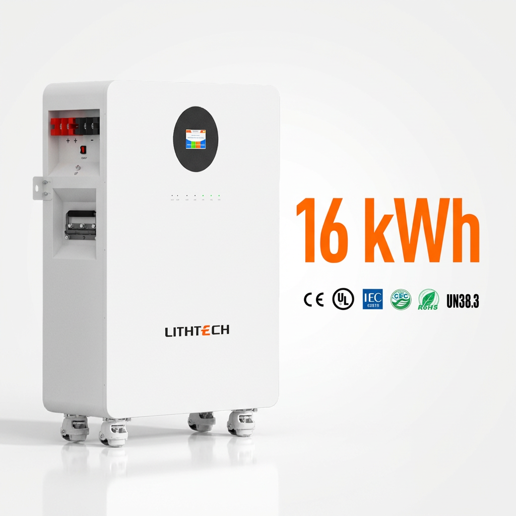 15KWH 16KWH 300ah Lithium Ion Battery 5kw 10kW 15kW Lifepo4 48v 280ah 51.2V 314AH LITHTECH Powerwall Solar Storage Battery Pack