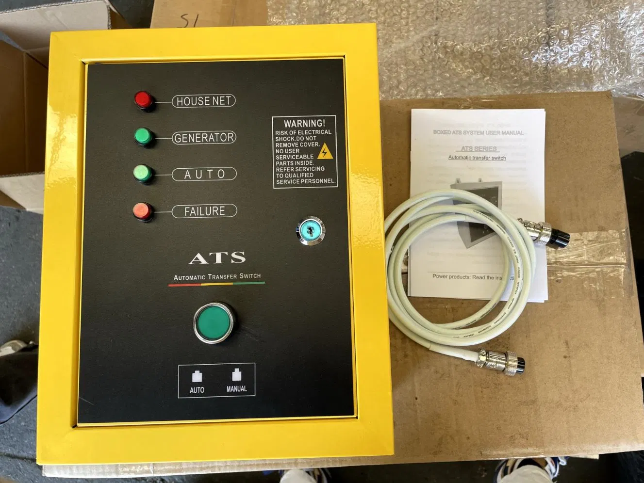 5 Pin 6 Pin Box Dual Power Shifting Easy Home Generator Controller Automatic Transfer Switch ATS