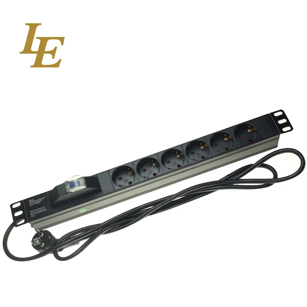 Le 19" Germany Type Rack Power Distribution Unit PDU