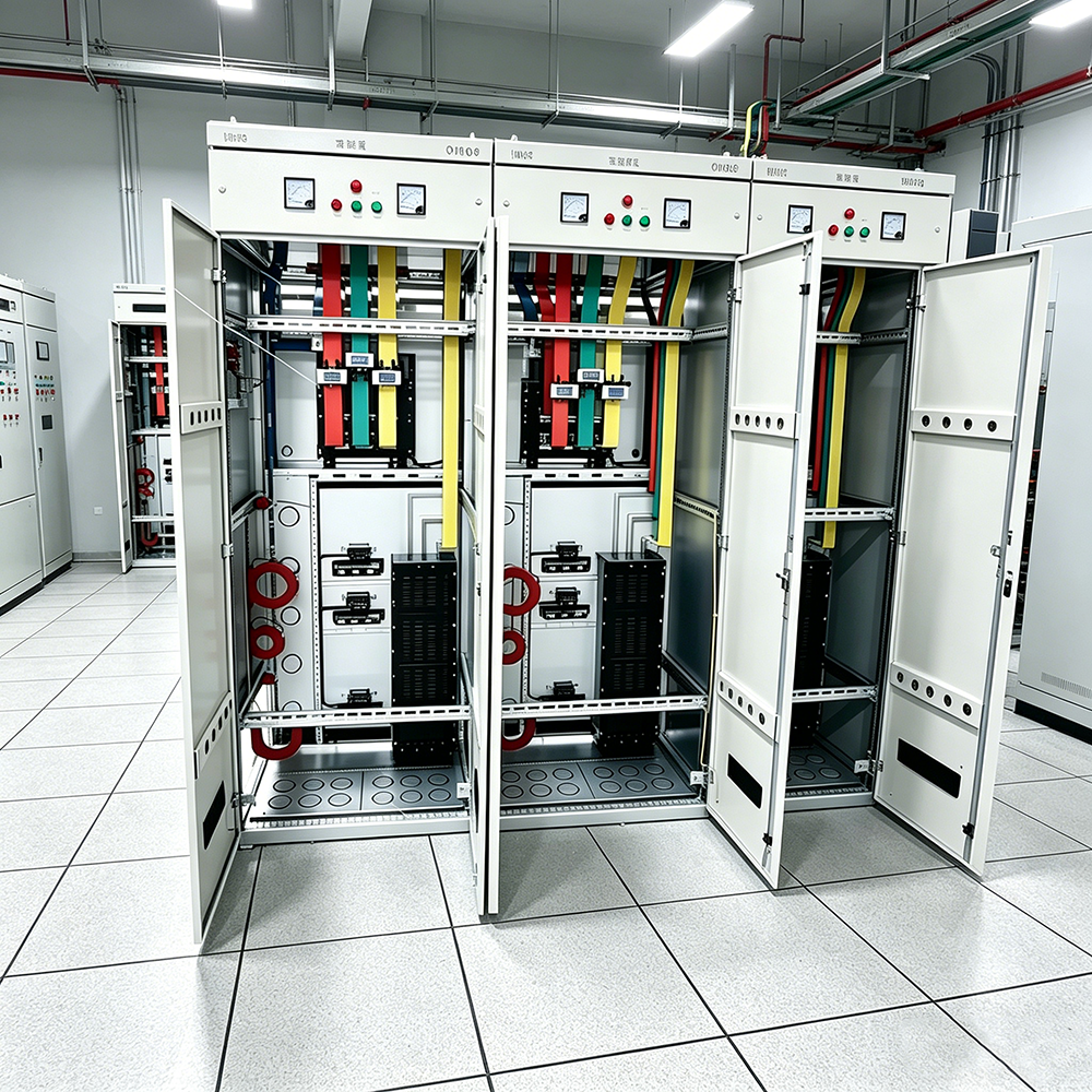 Low Voltage Switchgear Assemblies Complete Set Electrical Distribution Cabinet Air Insulated Outdoor Type IP54 Rated GCS Model