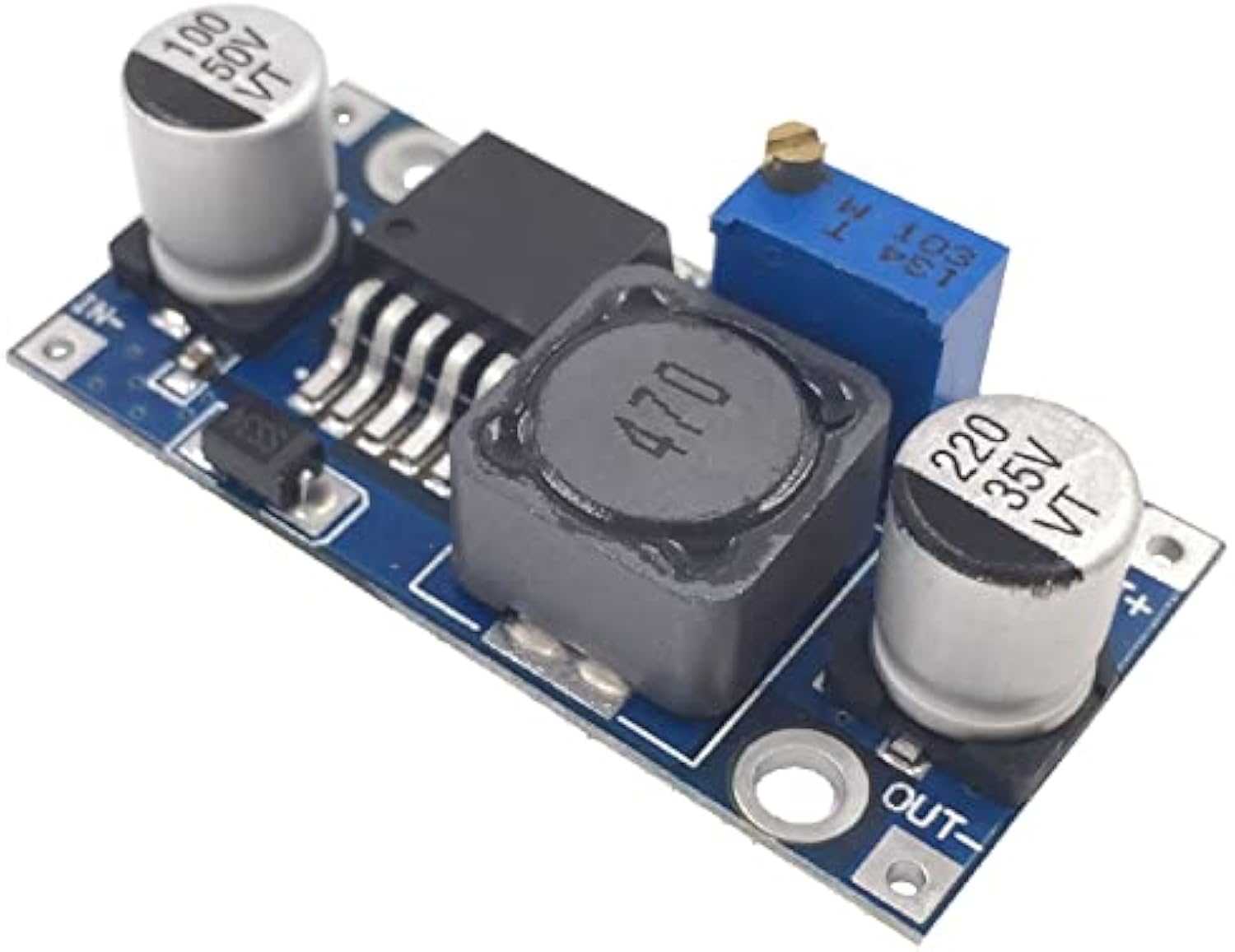 Aismartlink LM2596 DC To DC High Efficiency Voltage Regulator 3.2-35V To 1.25-30V Buck Converter Power Supply Step-Down Module
