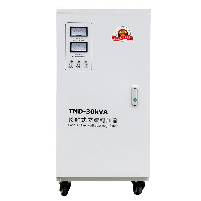 220V 10KW Single Phase 50/60Hz AC Copper LCD Display High Efficiency High Capacity Automatic Voltage Stabilizer (AVR) TND Model