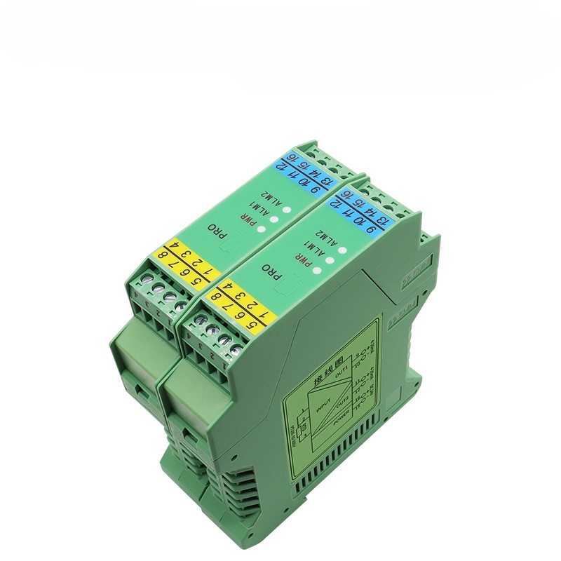 TSP-TR Thermal Resistance Isolation Transmitter PT100/Cu50/Ni100 4-20mA/0-10V 3-Way Isolation DIN Rail Mount