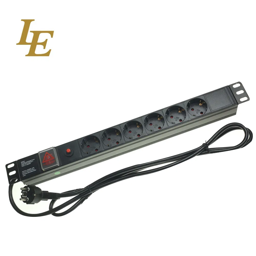 Le 19" Germany Type Rack Power Distribution Unit PDU